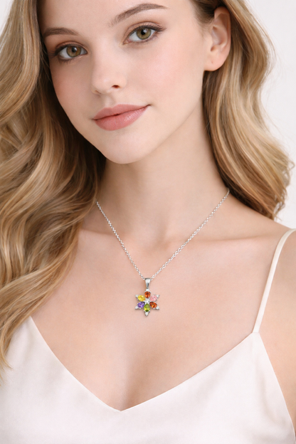 925 Sterling Silver Mixed Necklace Elegant Minimal Silver Jewelry