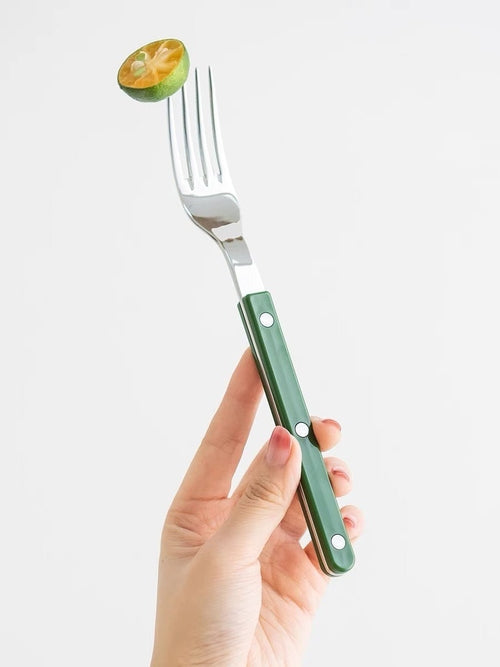 Set Of 10 Pcs French Dopamine Cutlery Flatware - Bistrot Style